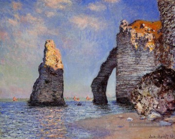 Claude Monet Werke - The Rock Nadel und der Porte d Aval Claude Monet